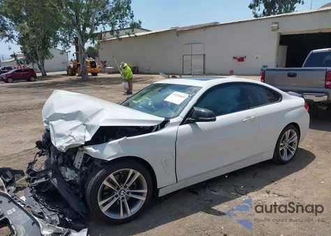 2017 BMW 430I z USA, uszkodzony, nr VIN WBA4R7C51HK876614
